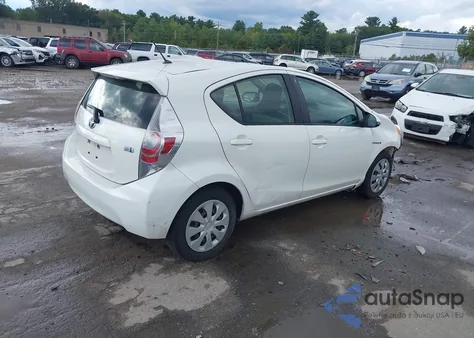 2014 Toyota Prius C One from USA, damaged, VIN JTDKDTB32E1566233